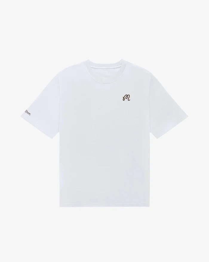 Malbon - Bermuda Championship Tee in White - Kalifornia Jean Bar