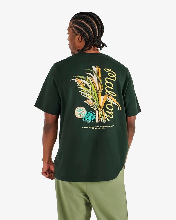 Malbon - Bermuda Origin Tee in Cream - Kalifornia Jean Bar
