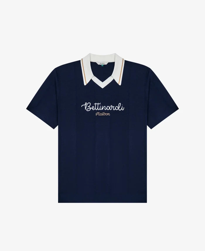 Malbon - Bettinardi Knit Polo in Maritime Blue - Kalifornia Jean Bar