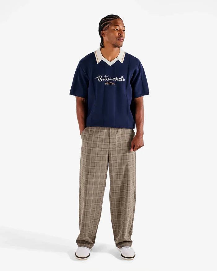 Malbon - Bettinardi Knit Polo in Maritime Blue - Kalifornia Jean Bar