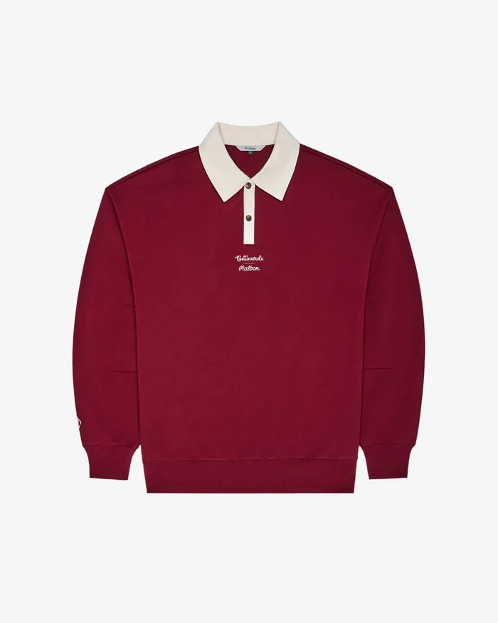 Malbon - Bettinardi Rugby Polo in Cabernet - Kalifornia Jean Bar