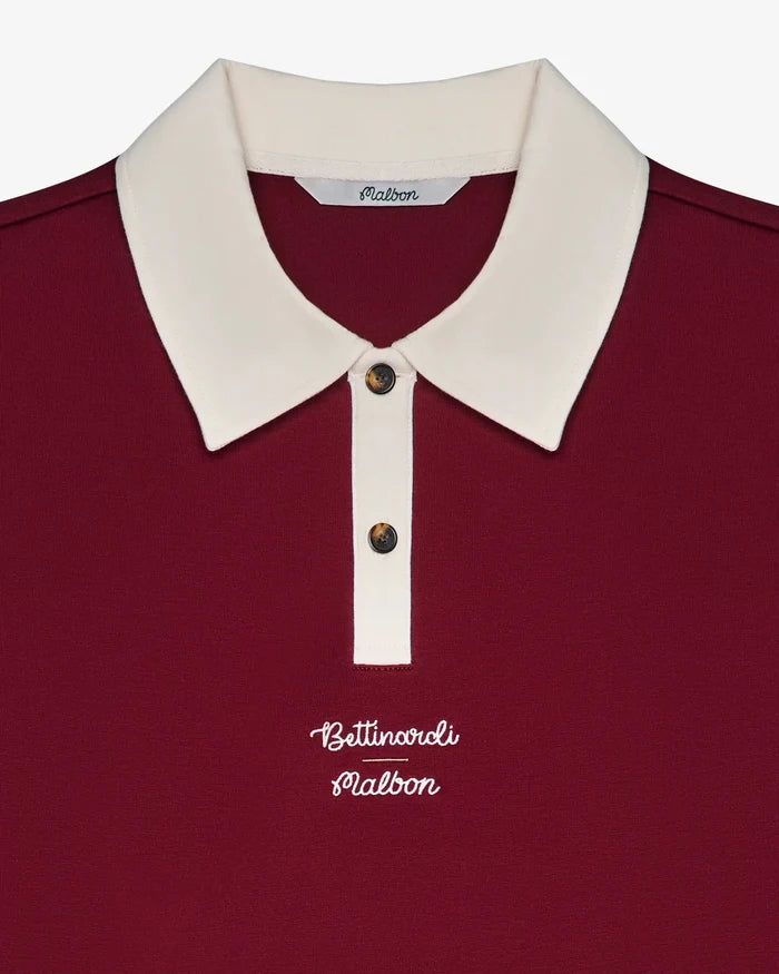 Malbon - Bettinardi Rugby Polo in Cabernet - Kalifornia Jean Bar