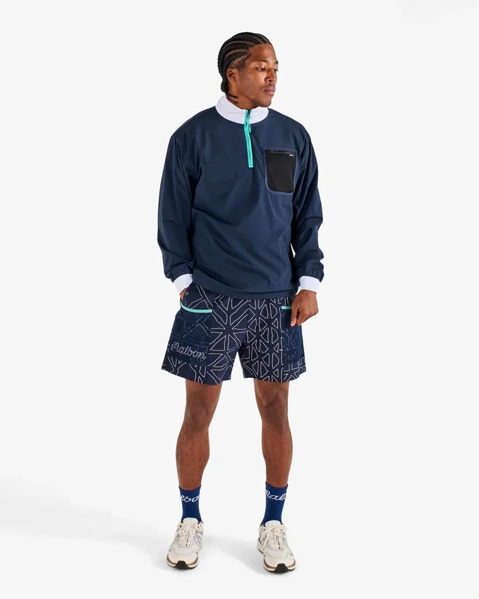 Malbon - Cascade Windshirt in Midnight - Kalifornia Jean Bar