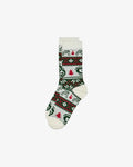 Malbon - Douglas Fair Isle Sock Ivory - Kalifornia Jean Bar