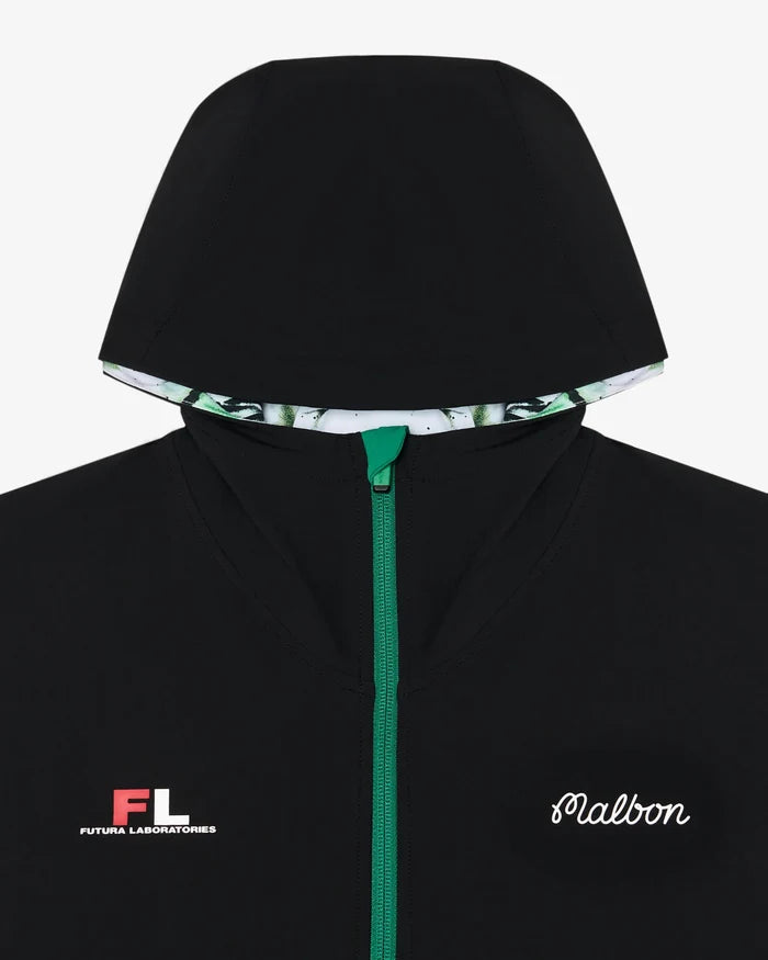 Malbon - Futura Shell Jacket in Black - Kalifornia Jean Bar