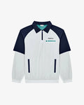 Malbon - Marina Windshirt in White/Midnight - Kalifornia Jean Bar