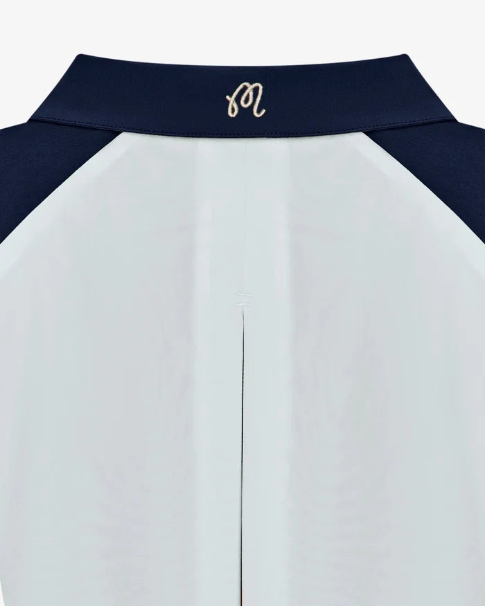Malbon - Marina Windshirt in White/Midnight - Kalifornia Jean Bar