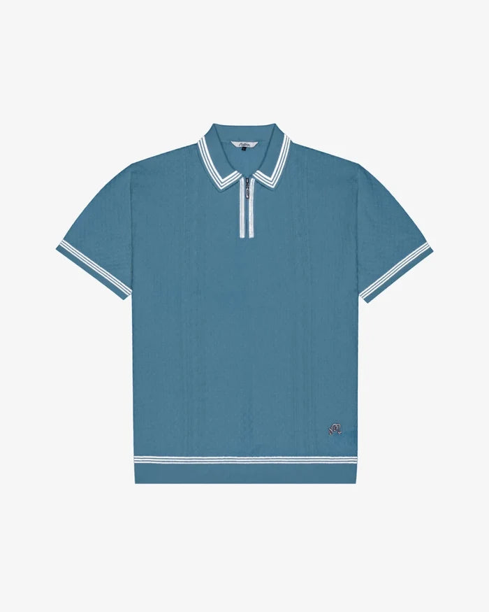Malbon - Navarro Polo Aegean Blue - Kalifornia Jean Bar