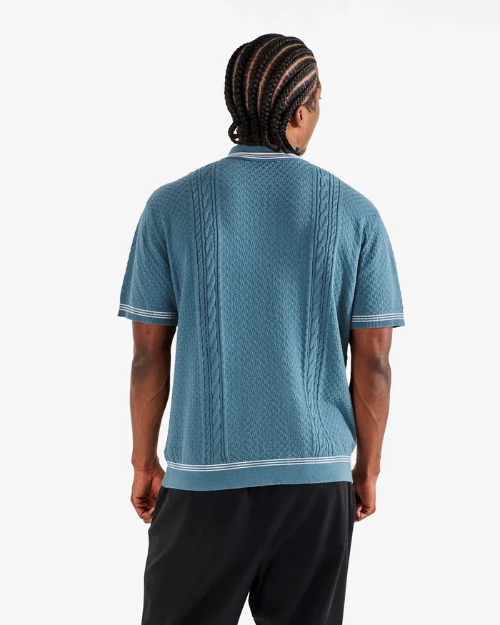 Malbon - Navarro Polo Aegean Blue - Kalifornia Jean Bar