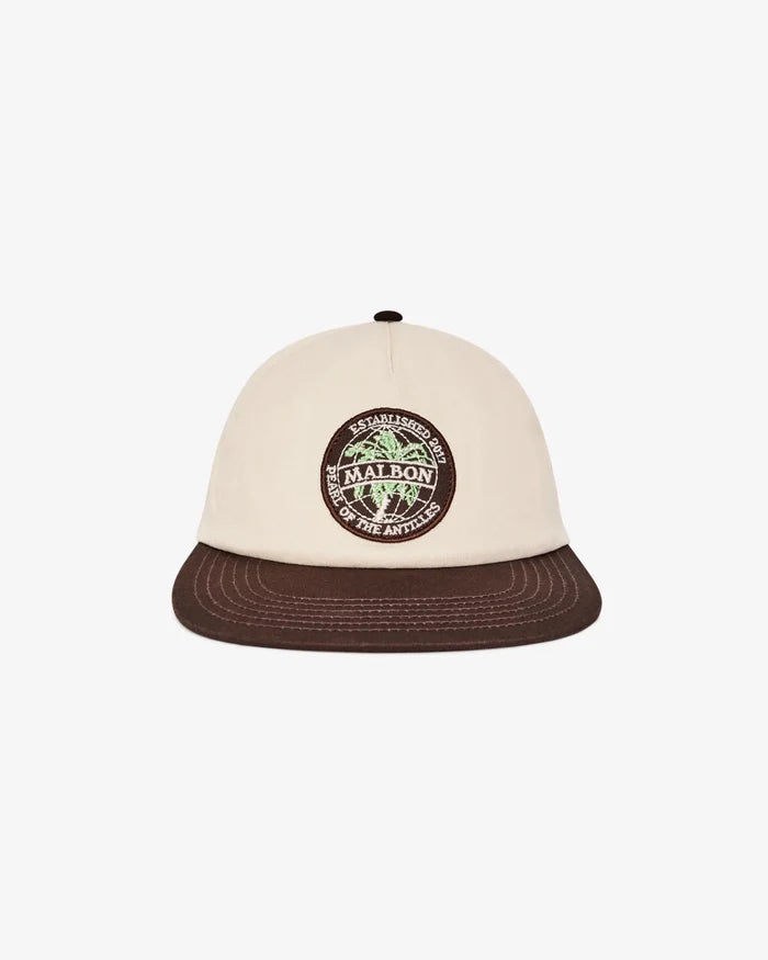 Malbon - Palmera Snapback in Cream - Kalifornia Jean Bar