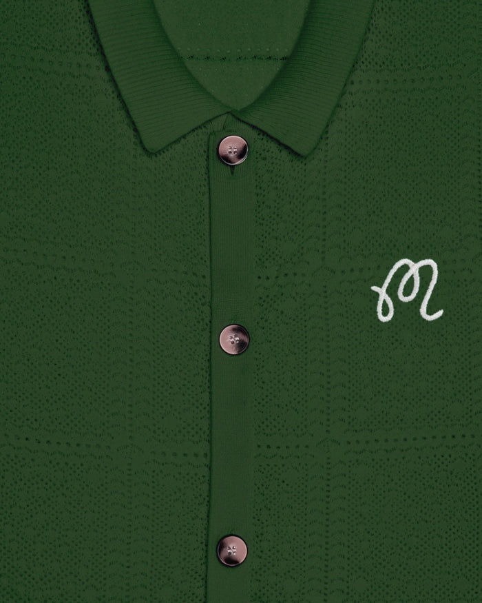 Malbon - Resort Crochet Cardigan Garden Green - Kalifornia Jean Bar