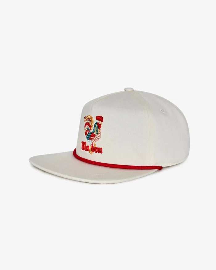 Malbon - Rooster Snapback Cream - Kalifornia Jean Bar