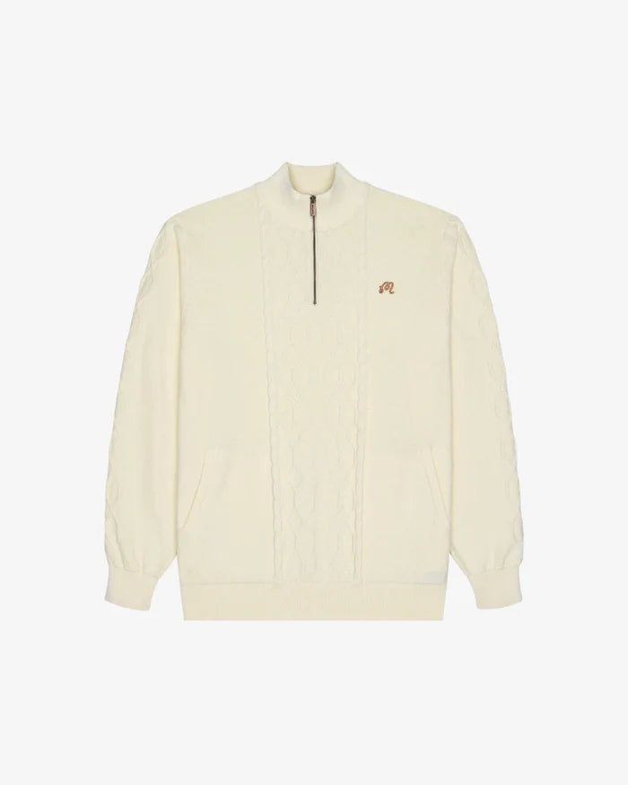 Malbon - Santoro Sweater in Cream - Kalifornia Jean Bar