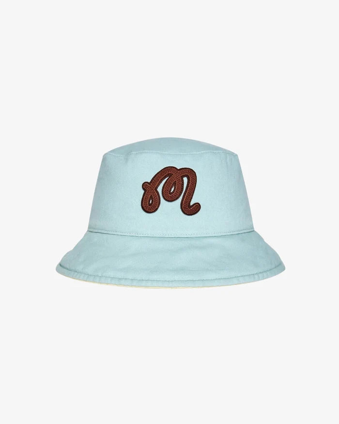 Malbon - Velasco Reversible Bucket Hat Wax Yellow/Surf Spray - Kalifornia Jean Bar