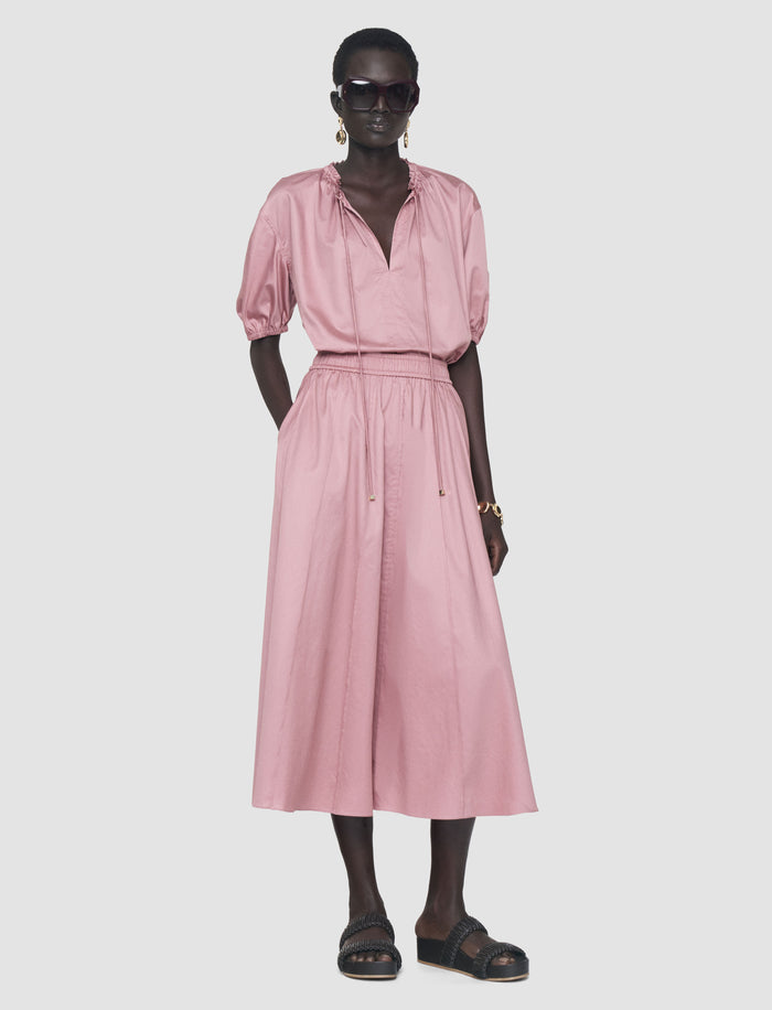 Manar Cotton Sateen Skirt