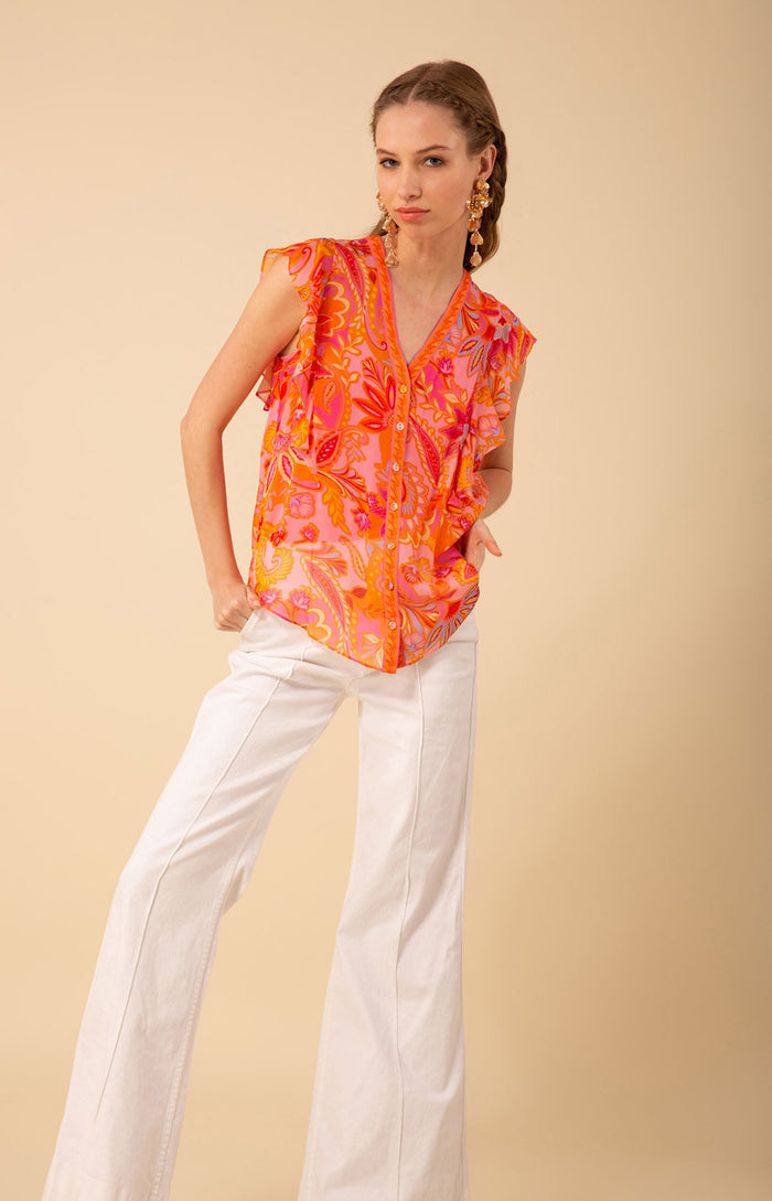 Margaret Top, color_pink