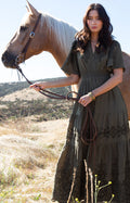 Mariah Embroidered Maxi Dress, color_olive