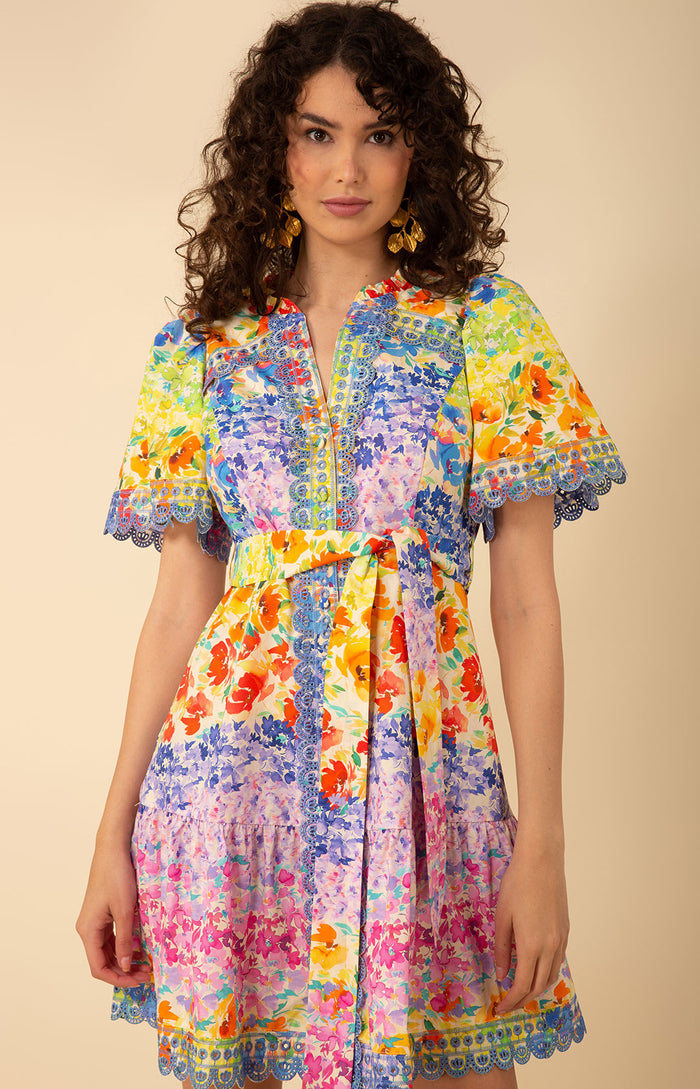 Mariana Poplin Dress, color_blue