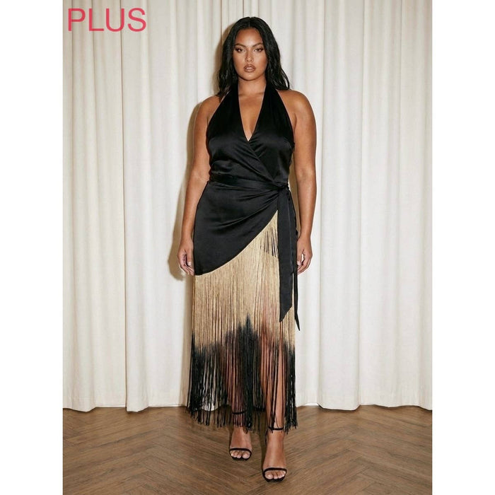 Marquee Ombre Fringe Dress