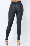 Matte Black Stretchy Jeans image 0