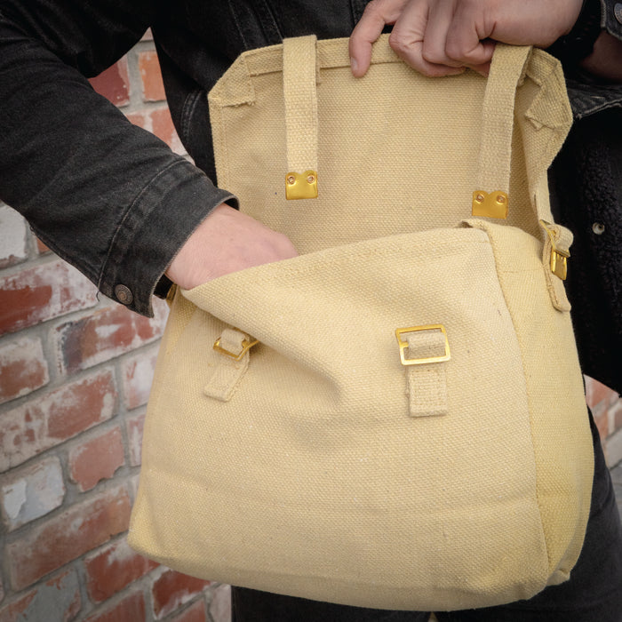 Medium Canvas Haversack - Khaki - Bushtracks - Shoulder Bags