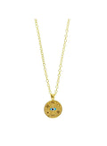 Necklaces ASTRA Medium Evil Eye With Lucky Charms Chain O/S Apoella