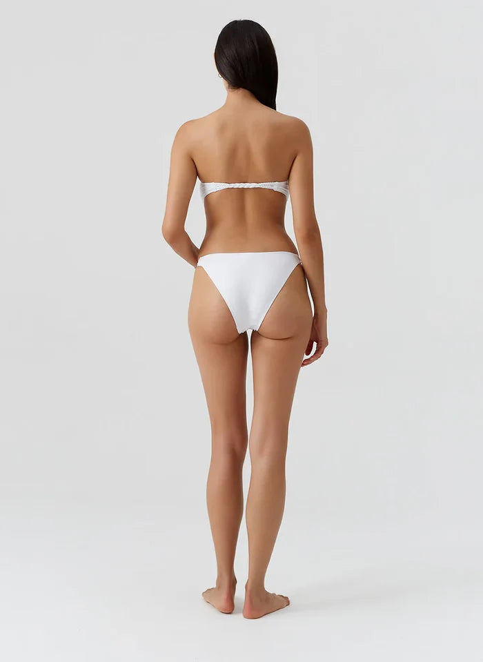 Swimwear Melissa Odabash Memphis Bandeau Bikini Top White Apoella