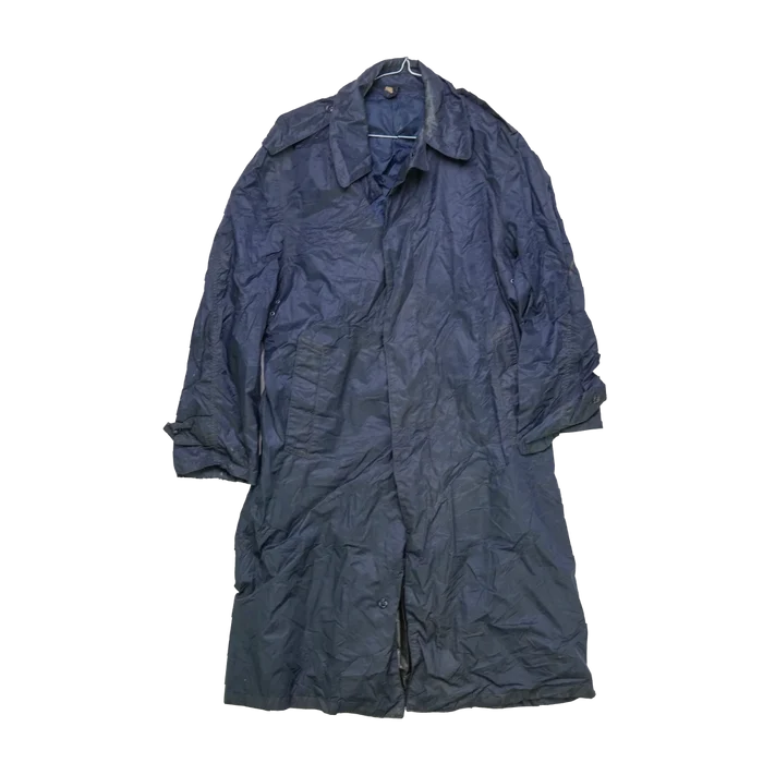Men’s Lightweight Blue Raincoat — U.S. Military Issue - Small - US Army Surplus - Rain Jackets