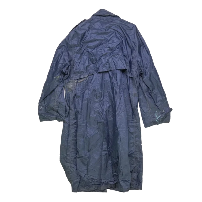 Men’s Lightweight Blue Raincoat — U.S. Military Issue - Small - US Army Surplus - Rain Jackets