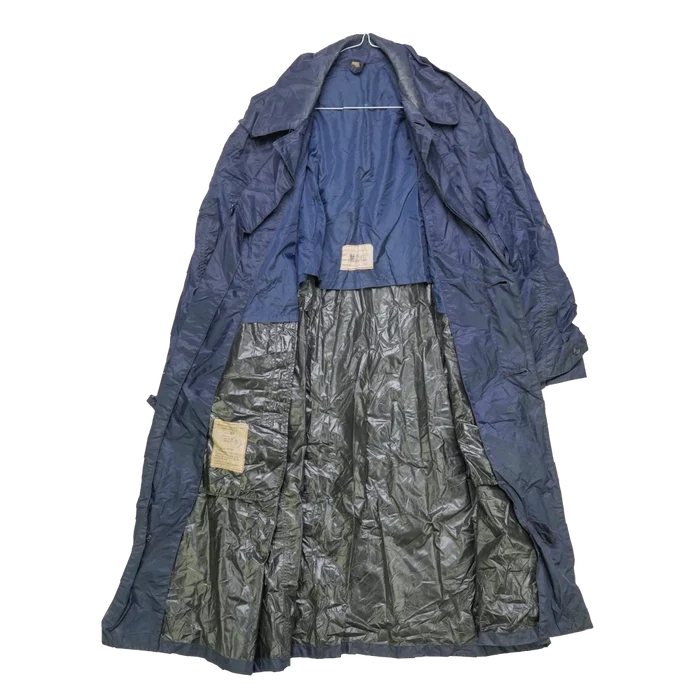 Men’s Lightweight Blue Raincoat — U.S. Military Issue - Small - US Army Surplus - Rain Jackets