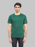 Merz b Schwanen 1950s Loopwheeled Classic TShirt green model front fit