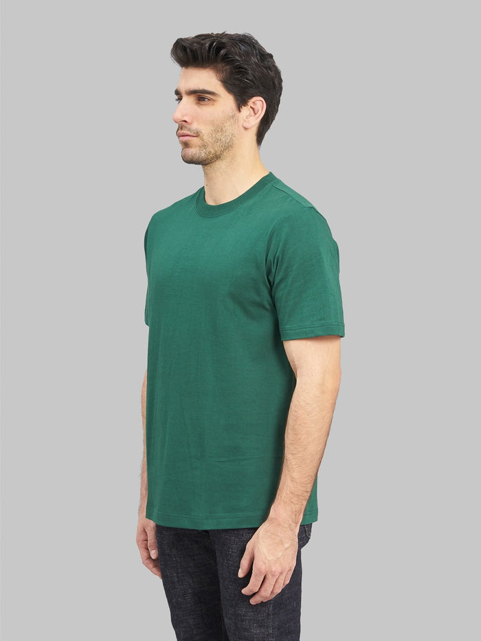 Merz b Schwanen 1950s Loopwheeled Classic TShirt green  model side fit