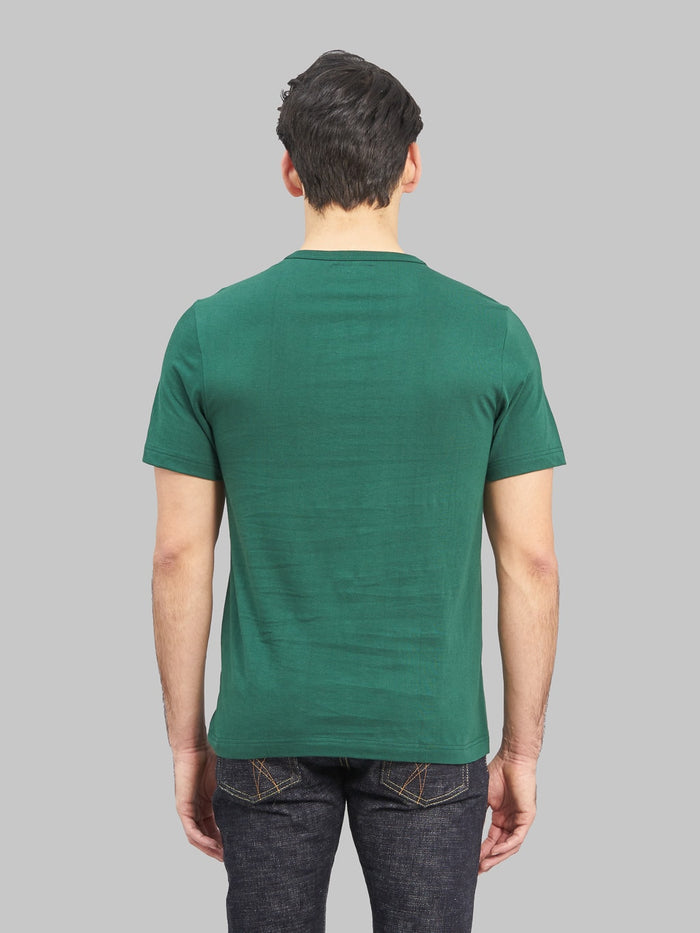 Merz b Schwanen 1950s Loopwheeled Classic TShirt green  model back fit