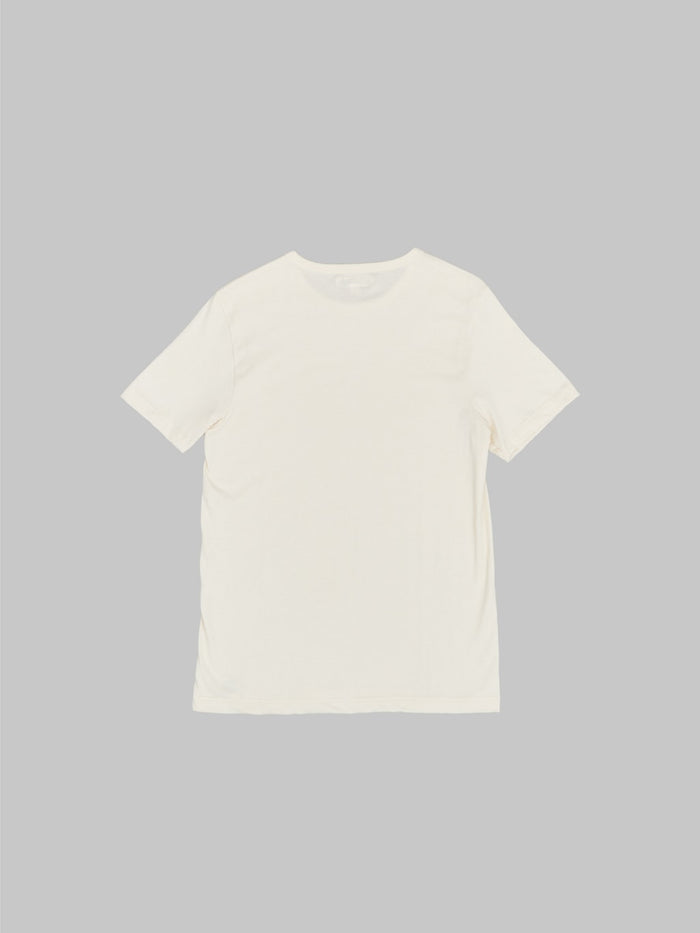 merz b schwanen 1950 loopwheeled classic fit tshirt nature  back
