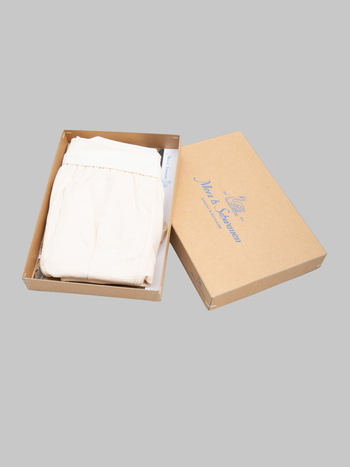Merz b. Schwanen 254 2-Thread 8.6oz Loopwheeled Boxer Brief Nature - Redcast Heritage Co.