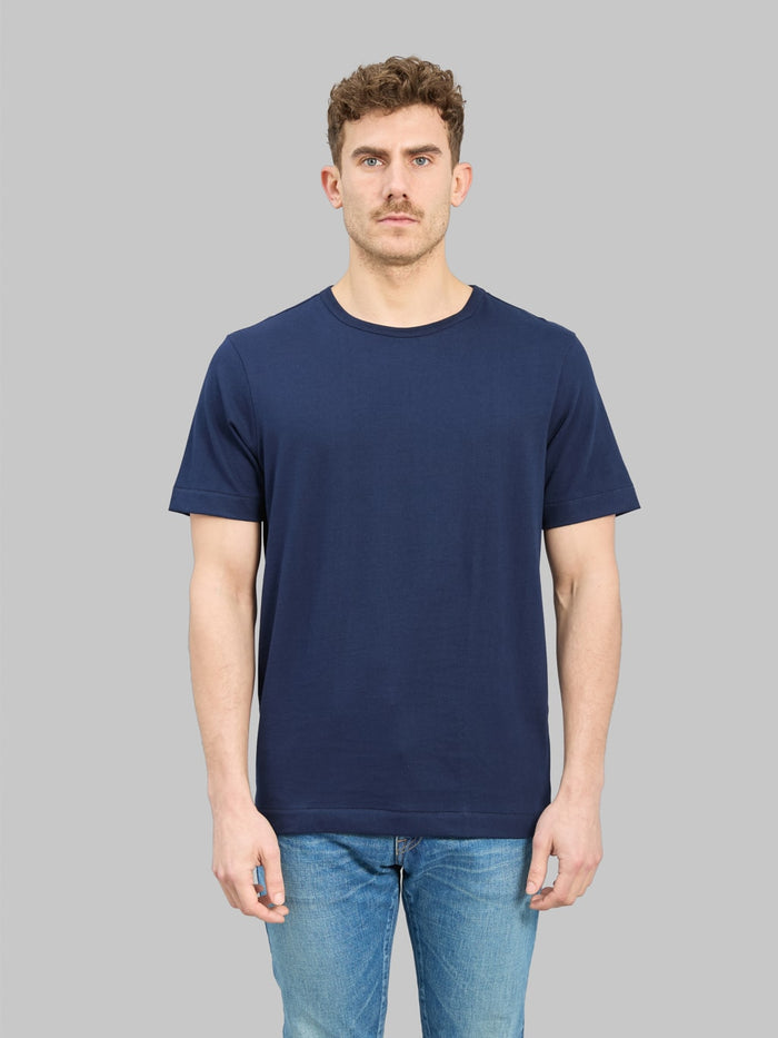Merz b Schwanen 2M15 Classic Fit TShirt Ink Blue front fit