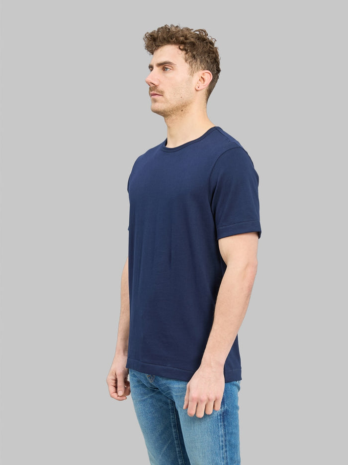Merz b Schwanen 2M15 Classic Fit TShirt Ink Blue  side fit