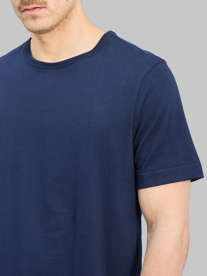 Merz b Schwanen 2M15 Classic Fit TShirt Ink Blue short sleeve