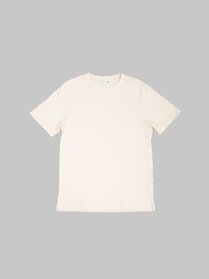 Merz b. Schwanen 2M15 Sturdy Jersey 6.8oz Crewneck Classic Fit T-Shirt Nature