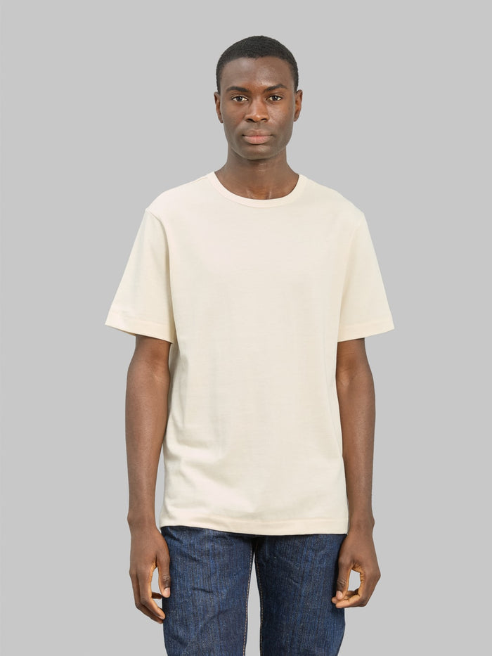 Merz b. Schwanen 2M15 Sturdy Jersey 6.8oz Crewneck Classic Fit T-Shirt Nature