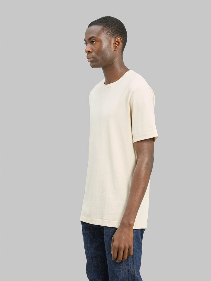 Merz b. Schwanen 2M15 Sturdy Jersey 6.8oz Crewneck Classic Fit T-Shirt Nature