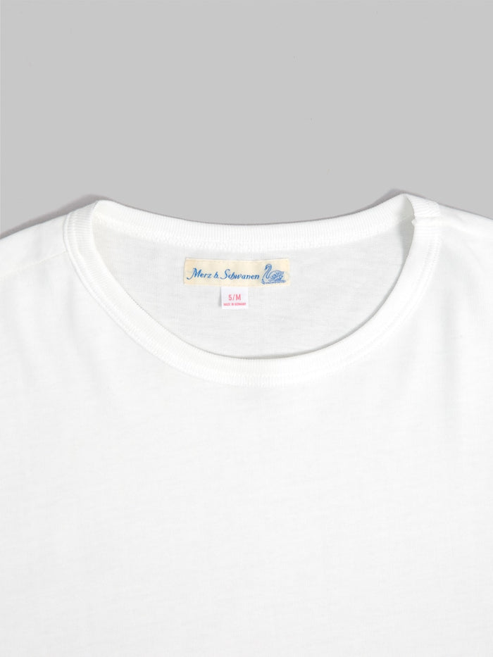 merz b schwanen 2m15 sturdy jersey classic fit tshirt white collar