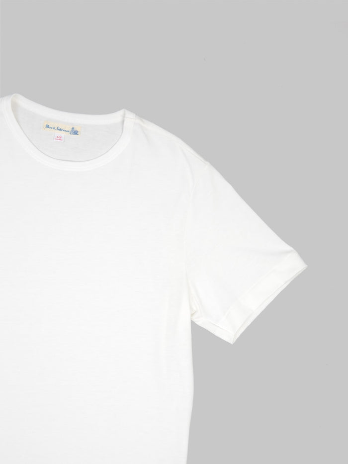 merz b schwanen 2m15 sturdy jersey classic fit tshirt white sleeve
