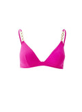 Swimwear Melissa Odabash Mexico  Bralette Chain Bikini Top Raspberry Apoella