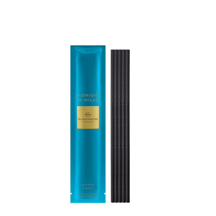 Glasshouse Midnight In Milan Scent Stem Replacements