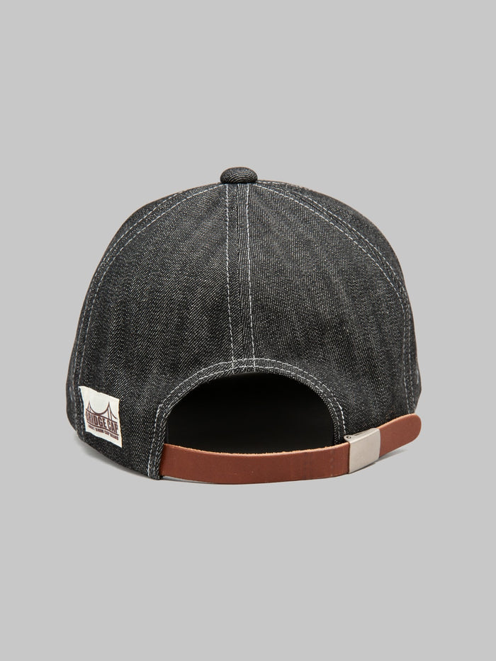 Mighty Shine Bridge Cap Type 2 Work Indigo back details