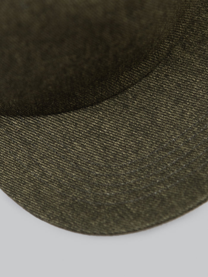 mighty shine flip cap c twill khaki texture