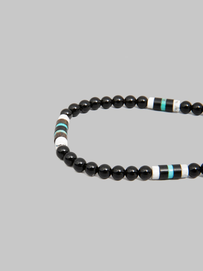 Mikia 4mm Stone Bracelet onyx detail
