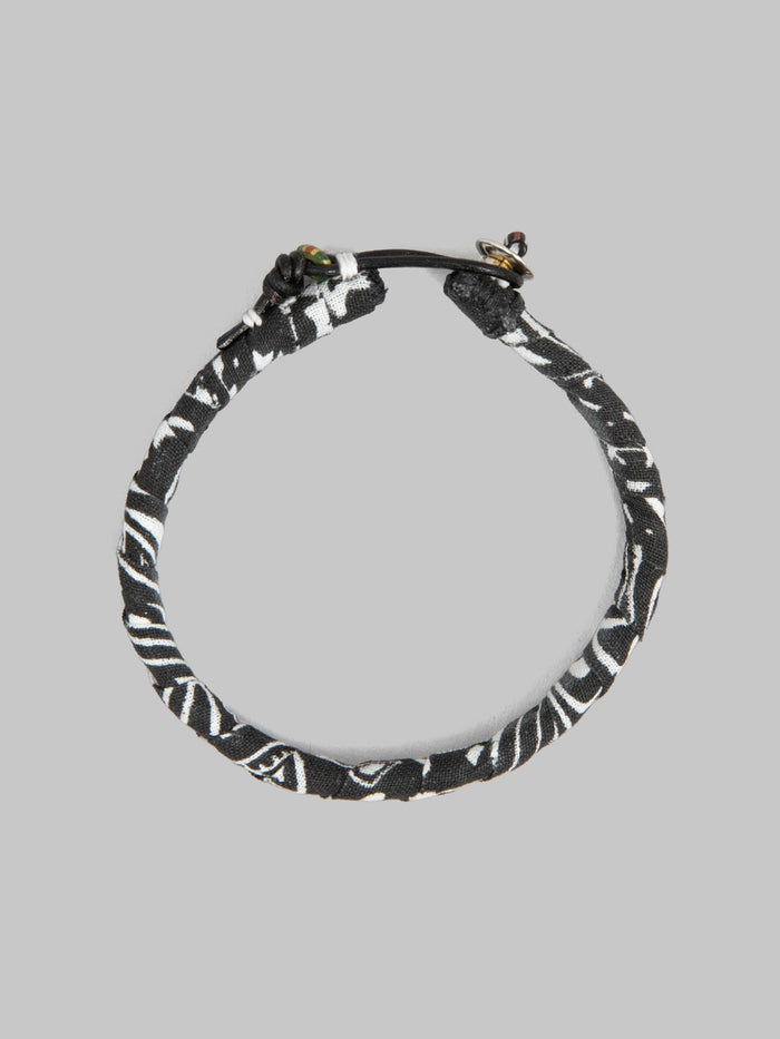 Mikia Bandana Bracelet Black 100 cotton