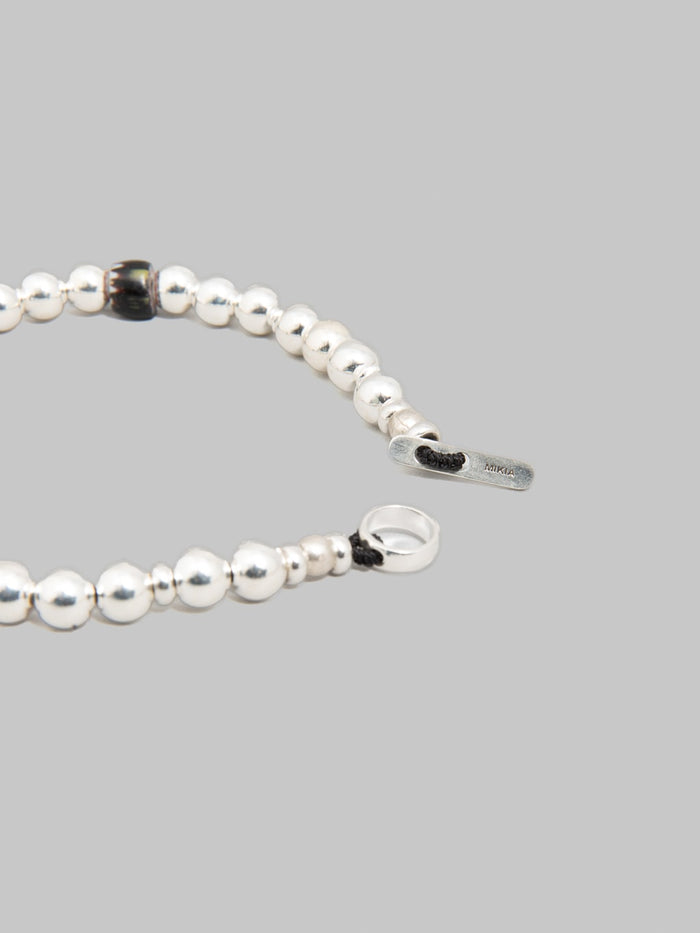 Mikia Silver Ball Bracelet clasp